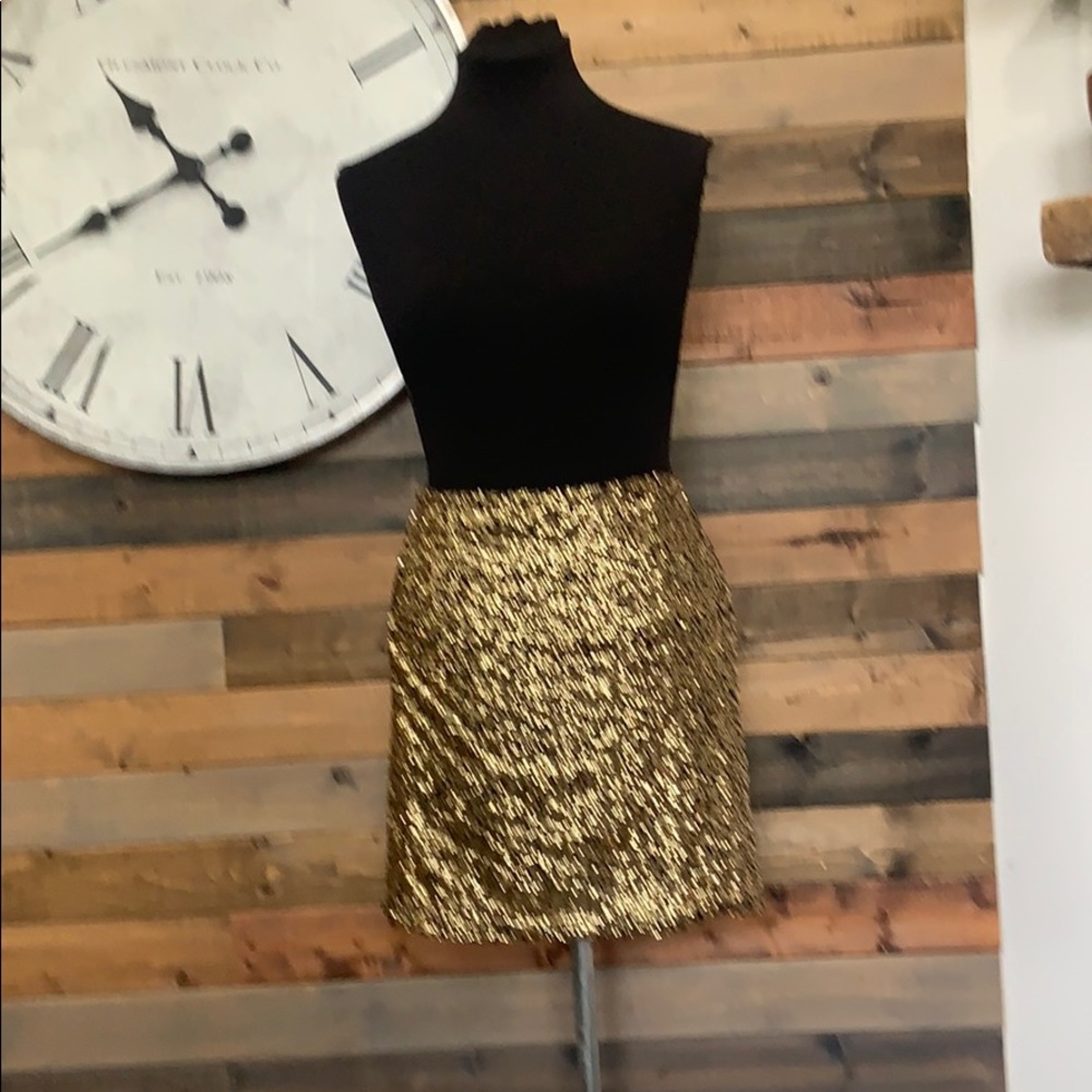 Sequin mini skirt